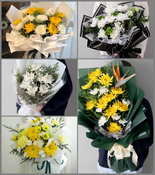 湖北恩施州来凤县白事花束代送